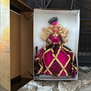 Barbie Doll in Pink and Gold Gown
